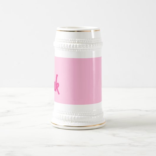 Heet Roze roze wit stein gouden sieraad Bierpul (Center)