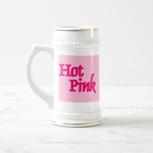 Heet Roze roze wit stein gouden sieraad Bierpul (Links)