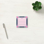 Heet Roze Rozen Bloemige Takenlijst Post-it® Notes (Kantoor)