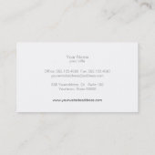 Heet Roze Sequin Lips Beauty Visitekaartje (Achterkant)