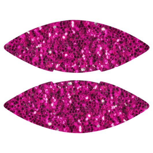 Heet roze sparkles faux glitter bling american football (Panelen)