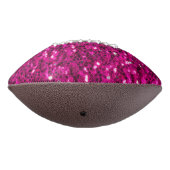 Heet roze sparkles faux glitter bling american football (Gedraaid 270)