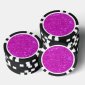 Heet Roze Sparkly Girly Poker Chips Meisjes Night (Opstapeling)