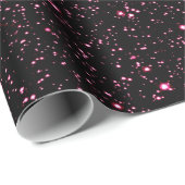 Heet Roze Sterren Cadeaupapier (Rol Hoek)