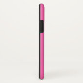Heet Roze Stevige iPhone XS Hoes (Achterkant/rechts)