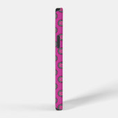Heet Roze Stippenpatroon iPhone Hoesje (Rechterkant)