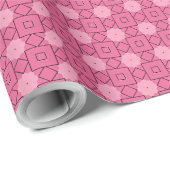 Heet Roze Tegel Mozaïek Cadeaupapier (Rol Hoek)