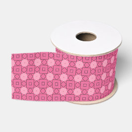 Heet Roze Tegelmotief Lint