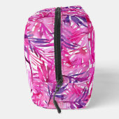 Heet roze tropische palmbladeren toilettasje (Rechts)