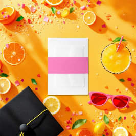 Heet roze uitnodigingen wikkel