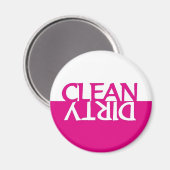 Heet Roze Vaatwasser Magnet (Voorkant / Achterkant)