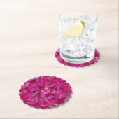 Heet Roze Verfballen Kartonnen Onderzetters (Insitu)