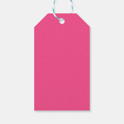 Heet Roze Verjaardagsharten Cadeau Labels Cadeaulabel (Achterkant)