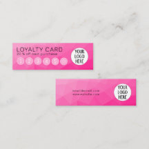 Heet roze verloop geometrisch mesh aangepast logo