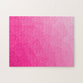 Heet roze verloop geometrisch mesh patroon legpuzzel (Horizontaal)