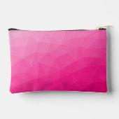 Heet roze verloop geometrisch mesh patroon Monogra Etui (Achterkant)
