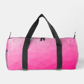 Heet roze verloop geometrisch mesh patroon plunjezak (Achterkant)