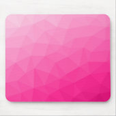 Heet roze verloop geometrisch meshpatroon muismat (Voorkant)