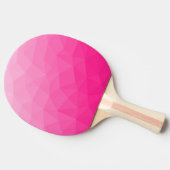 Heet roze verloop geometrisch meshpatroon tafeltennisbatje (Zijkant)