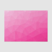 Heet roze verloop geometrisch meshpatroon tissuepapier (Voorkant)