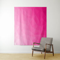 Heet roze verloop geometrisch meshpatroon