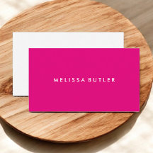Heet Roze Vrouwelijk Minimalistisch