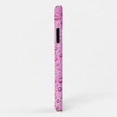 Heet roze waterdruppels Case-Mate iPhone case (Achterkant/rechts)