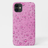 Heet roze waterdruppels Case-Mate iPhone case (Achterkant)