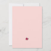 Heet Roze Waterverf Bloemen Vrijgezellenfeest Kaart