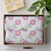 Heet Roze Waterverf Daisy Pattern Tissuepapier (Geschenk)