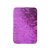 Heet Roze Waterverf Girly Theme Badmat (Voorkant Verticaal)