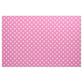 Heet roze, wit Fleur De Lis patroon Stof (Yard (91,4 cm))