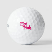Heet Roze Wit Srixon Soft Feel golfballen 3 pk (Voorkant)