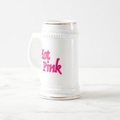 Heet Roze wit stein gouden sieraad Bierpul (Voorkant links)