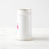 Heet Roze wit stein gouden sieraad Bierpul (Center)