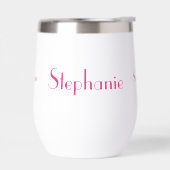 Heet Roze Witte Aangepaste Naam Cadeau Feest Favor (Links)