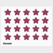 Heet Roze Zand Ster Sticker (Vel)