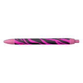 Heet Roze Zebra Strepen Zwarte Inkt Pen (Voorkant)