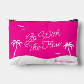 Heet Roze Zomer Strand Palm Periode Etui (Voorkant)