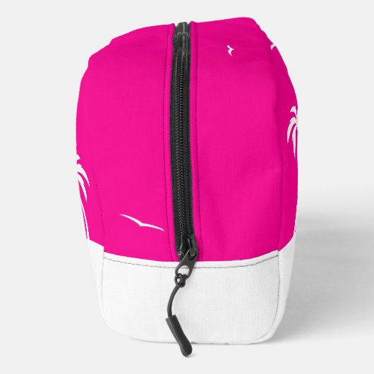 Heet Roze Zomer Strand Palm Periode Toilettasje (Rechts)