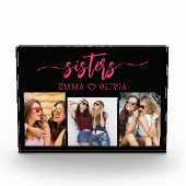 Heet roze zusters 3 foto collage Keepsake Gift (Voorkant)