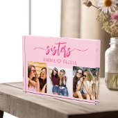 Heet roze zusters 3 foto collage Keepsake Gift