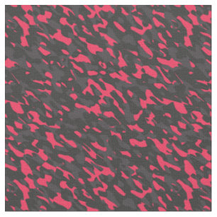 Heet roze Zwart Paars Camo Abstract Stof