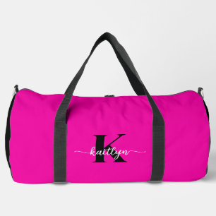 Heet Roze Zwarte Monogram Plunjezak