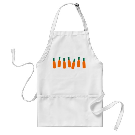 Heet sausflessen standaard schort (Voorkant)