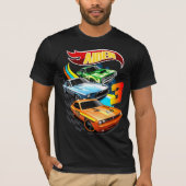 Heet Shirt op zaterdag T, warm wielthema (Voorkant)