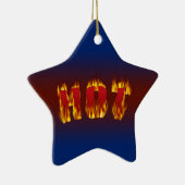 Heet Sign Ceramic Ornament (Rechts)
