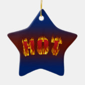 Heet Sign Ceramic Ornament (Voorkant)