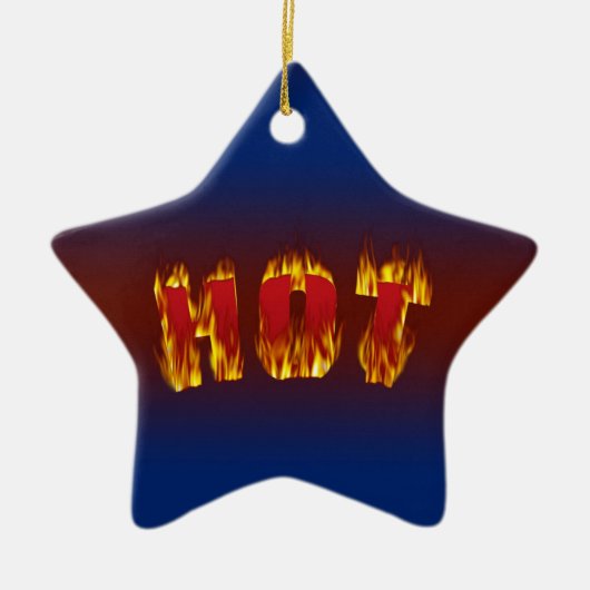 Heet Sign Ceramic Ornament (Voorkant)