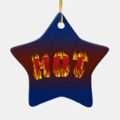 Heet Sign Ceramic Ornament (Achterkant)